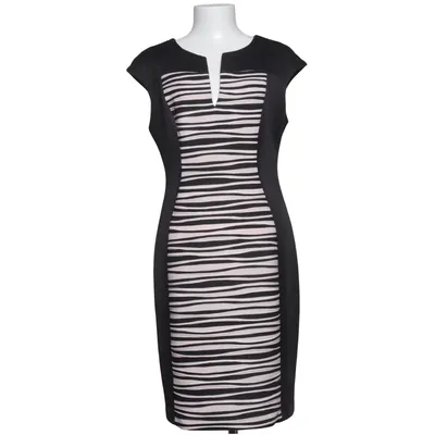 Robe (Noir, Rose) de Connected Apparel Élasthane, Polyester