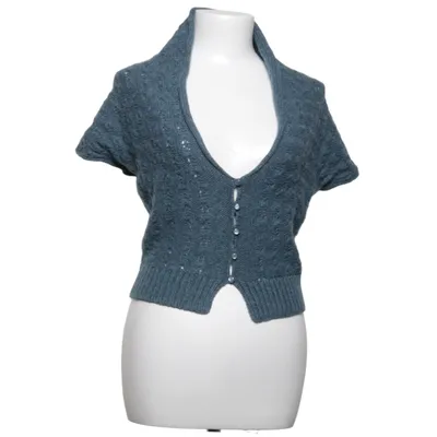 Strickjacke (Blau) von Nygårdsanna Wolle