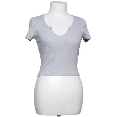 T-shirt (Gris) de Brave Soul Coton, Élasthane, Viscose