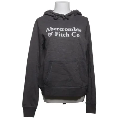 Huvtröja (Grå) från Abercrombie & Fitch Bomull, Polyester