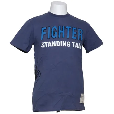 T-shirt (Bleu) de Fighter Coton