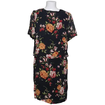 Robe (Noir, Multicolore) de Laura Berlucchi Acétate