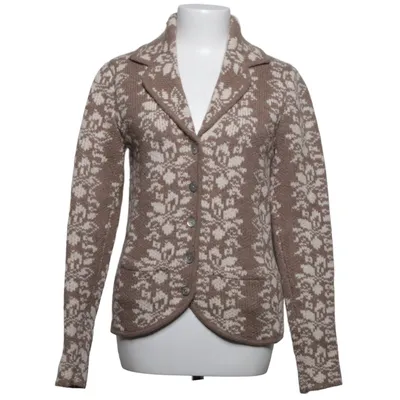 Strickjacke (Braun, Beige) von Arabella & Addison Polyamid, Wolle