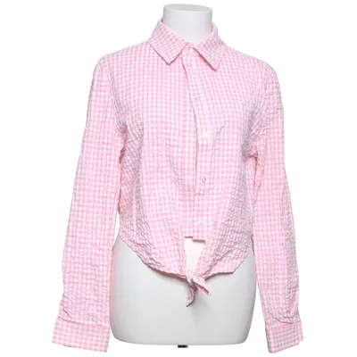 Chemise (Rose, Blanc) de Guess Élasthane, Coton biologique