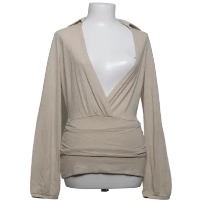 Wrap blouse (Beige) from Orwell