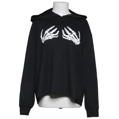 Huvtröja (Svart, Vit) från Shein Curve Elastan, Polyester