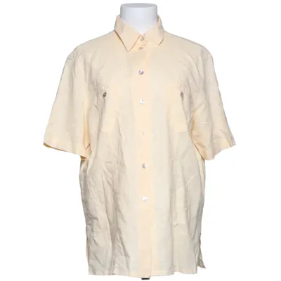 Chemise à manches courtes (Jaune) de Gira Puccino Coton, Lin