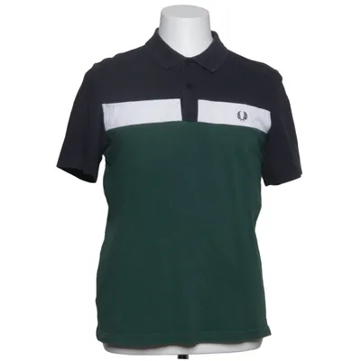 Pikétröja (Blå, Grön, Vit) från Fred Perry Bomull