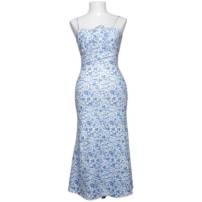 Långklänning (Blå, Vit, Flerfärgad) från Shein Elastan, Polyester