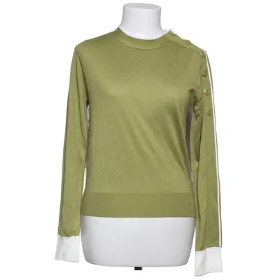 Sweater (Green, White) from Zara Silk, Wool