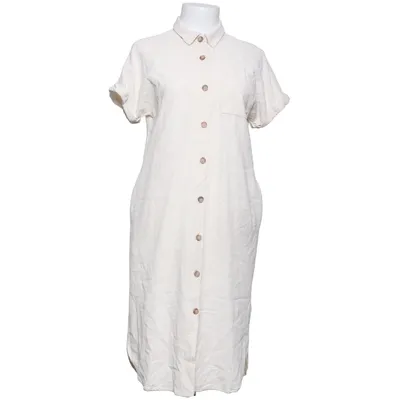 Blousejurk (Beige) van Fransa Linnen, Viscose