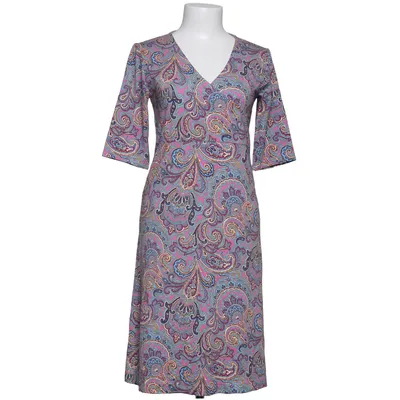 Jurk (Blauw, Roze, Meerkleurig) van Vera Velour Elastaan, Viscose