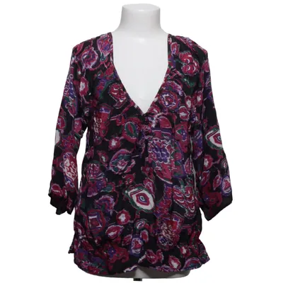Bluse (Sort, Flerfarvet) fra Version Originale Silke