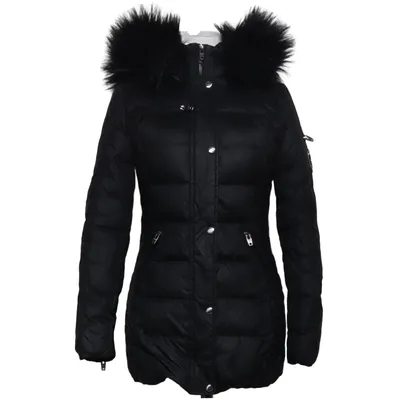 Dunfrakke (Sort) fra Rockandblue Dun, Fjer, Nylon, Polyester