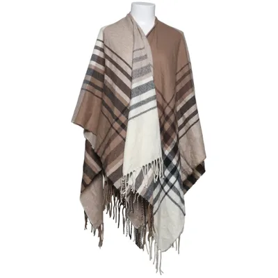 Poncho (Beige, Hvid, Brun) fra Brave Soul