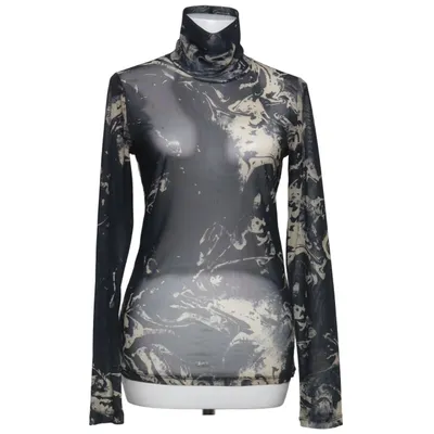 Haut (Noir, Beige) de Pieces Élasthane, Polyester