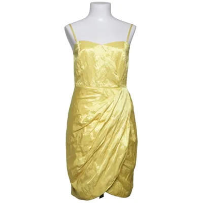 Cocktailklänning (Gul) från Sara Kelly by Ellos Bomull, Metallfiber, Polyester