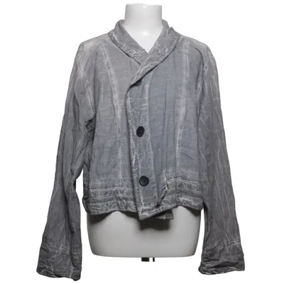 Cardigan (Grå) fra Kekoo Design Bomuld, Linned