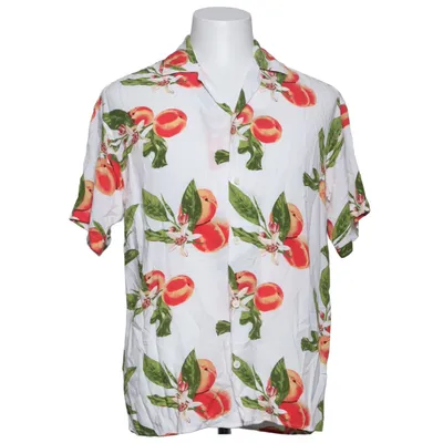Kortärmad skjorta (Vit, Flerfärgad) från Jack & Jones Originals Viskos