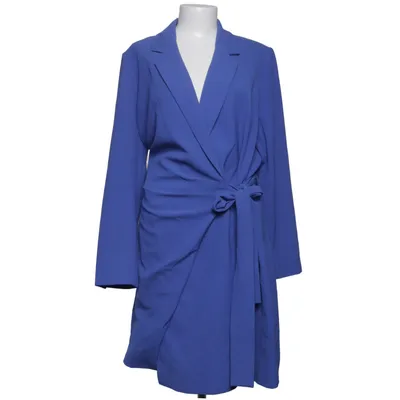 Wikkeljurk (Blauw) van WE Fashion Elastaan, Polyester