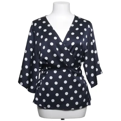 Blouse portefeuille (Bleu, Blanc) de Ichi Polyester