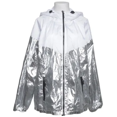 Outdoor jacket (Silver, White) from Bpc Bonprix Collection Sport Polyester
