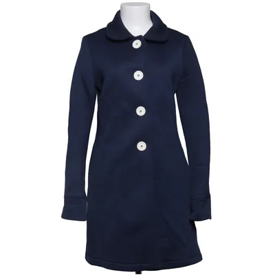 Coat (Blue) from The Hackbarth's Elastane, Polyester, Viscose