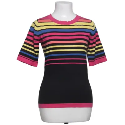 T-shirt (Black, Multicolored) from August Silk Cotton, Polyamide, Viscose