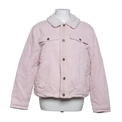 Fodrad jeansjacka (Rosa, Vit) från Yessica Bomull, Polyester