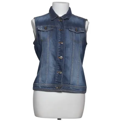 Spijker gilet (Blauw) van Page One Katoen
