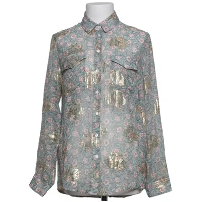 Blouse (Green, Gold, Multicolored) from The Kooples