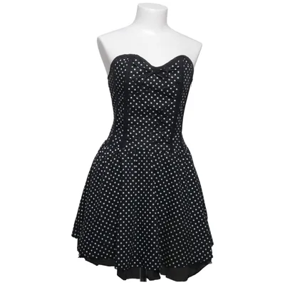 Cocktailkleid (Schwarz, Weiß) von Tiki Shop Baumwolle