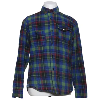 Flanellen overhemd (Blauw, Meerkleurig) van Denim Demon Jeans Katoen