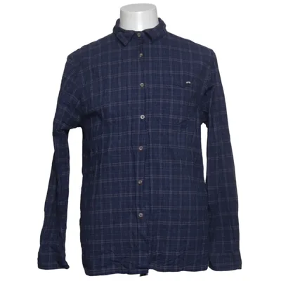 Flanellen overhemd (Blauw, Grijs) van Billabong Katoen, Viscose