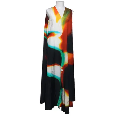 Maxi dress (Black, Multicolored) from COS Cotton, Silk