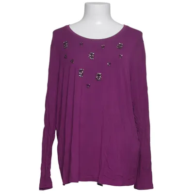 Long sleeve T-shirt (Purple) from Basler Elastane, Viscose