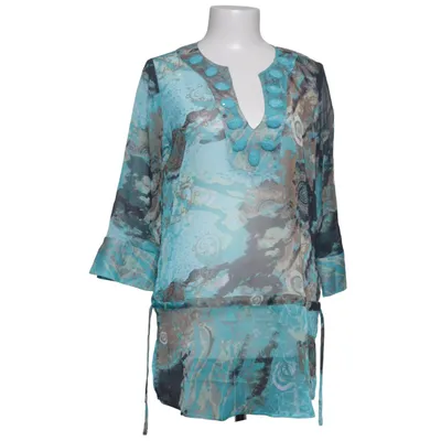 Bluse (Blau, Braun, Mehrfarbig) von Comma