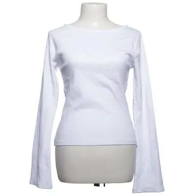 T-shirt à manches longues (Blanc) de Mandala Coton, Élasthane