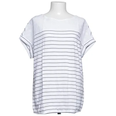Långärmad t-shirt (Vit, Svart) från Essentials by Tchibo Bomull, Viskos