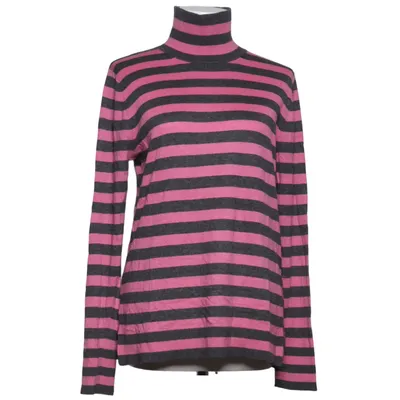 Pul à col roulé (Rose, Gris) de Maliparmi Cachemire, Polyamide, Viscose, Laine