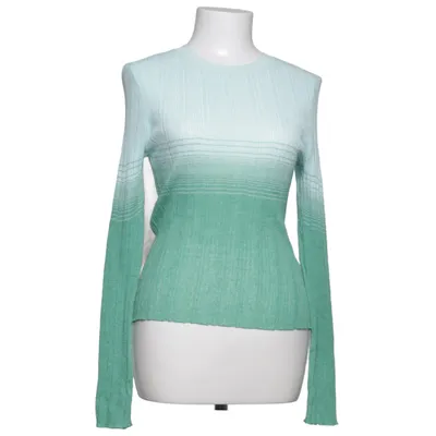 Sweater (Grøn, Blå) fra Lindex Bomuld, Polyester
