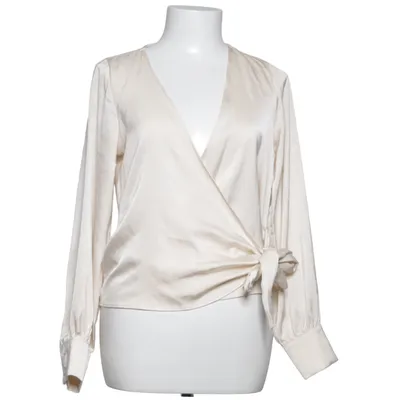 Slå-om bluse (C-STD/ SATIN WRAP TOP LS) fra Costes Studio Polyester