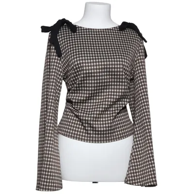 Top (Brown, White) from Cider Polyester