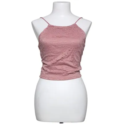 Crop top (Pink) from Bubbleroom Elastane, Polyester