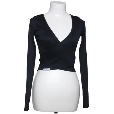 Wrap top (Black) from Swedish Fall Elastane, Polyamide