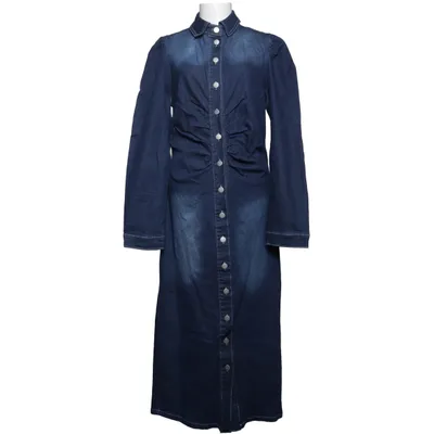 Denim jurk (Blauw) van Shein Katoen, Elastaan, Polyester, Viscose