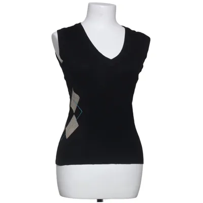 Pull sans manches (Noir) de Emily Élasthane, Soie, Viscose