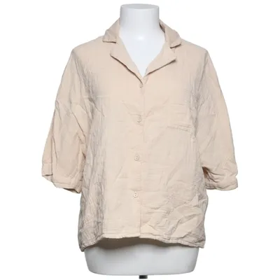 Kortärmad skjorta (Beige) från ONLY Blue Denim Ekologisk bomull