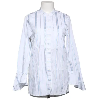 Blouse (White, Blue) from Karen by Simonsen Cotton, Polyester