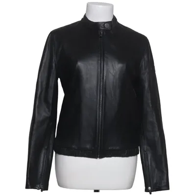 Läderjacka (Svart) från Alphatauri Bomull, Skinn, Polyester